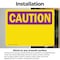 Signmission Radiation & Laser Sign, 3.5 in H x 5 in W, Vinyl Decal, Rectangle OS-2PACK-CR-D-35-L-10161 - alternate 3